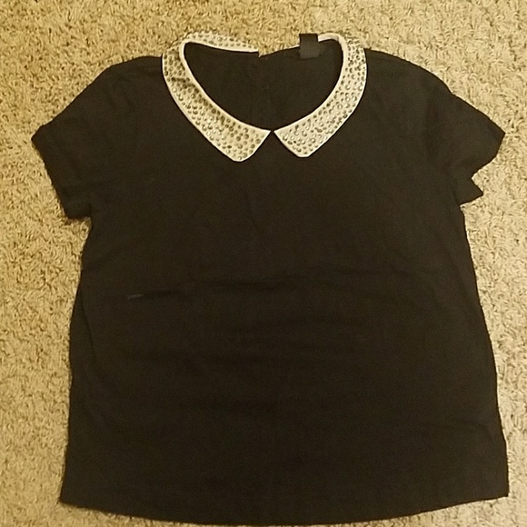 h&m peter pan collar